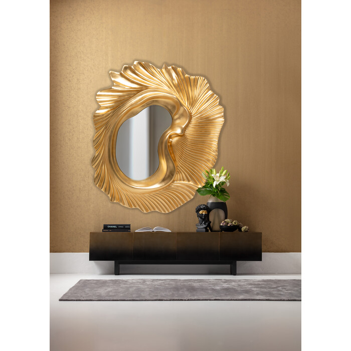 Wall Mirror Orecchio Gold 162x146cm
