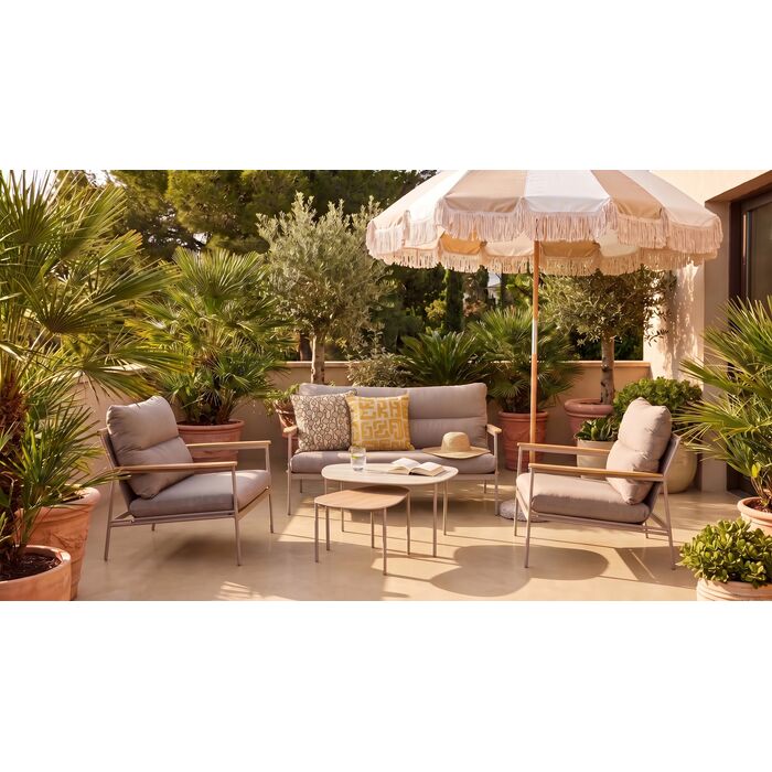 [71108] Sofa Set Corsica Cream (5/part) - 1