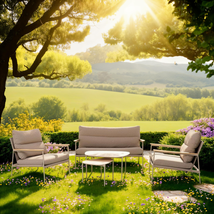 [71108] Sofa Set Corsica Cream (5/part) - 2