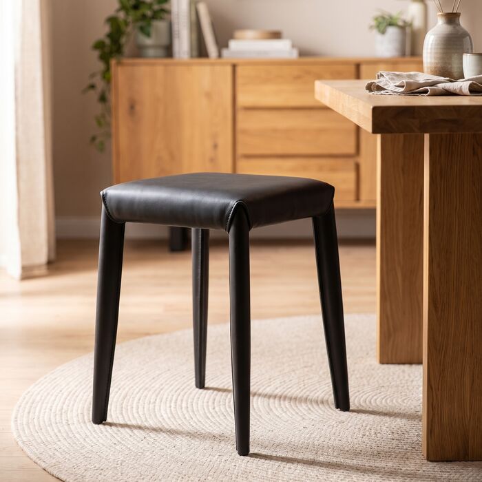 [71115] Stool Monza Black - 2