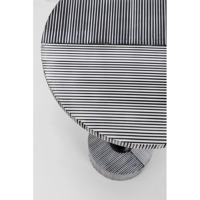 [71121] Table d'appoint Domero double Noir Ø25cm - 3