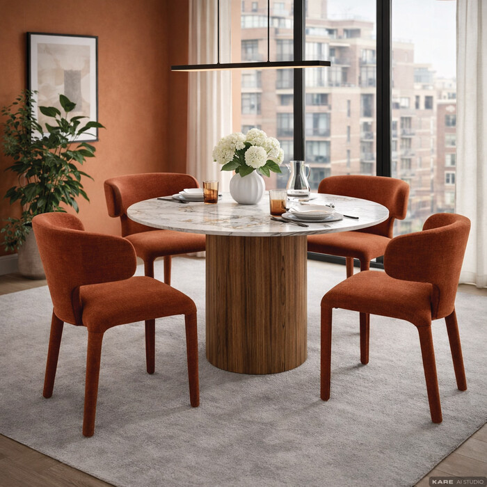 [71156] Chair Tobi Rust Red - 1