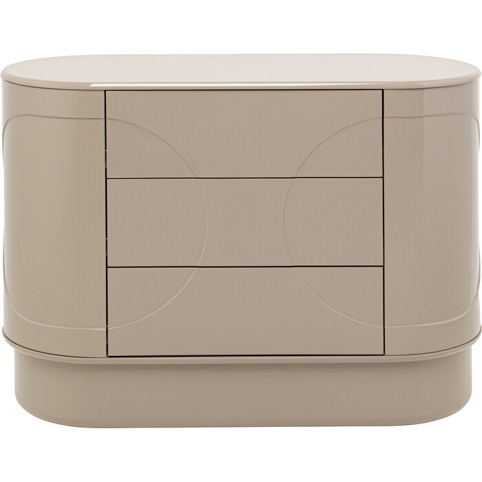 [71174] Commode  Groove taupe 100x75cm
