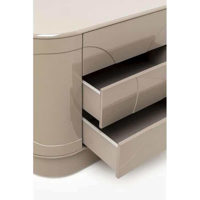 [71174] Commode  Groove taupe 100x75cm - 4
