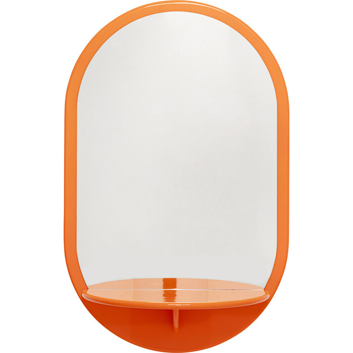 [71182] Miroir mural Groove orange 70x110cm