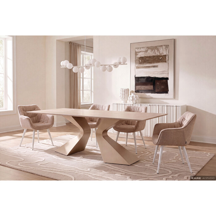 [71186] Table Gloria Travertin Macchiato 200x100cm - 1