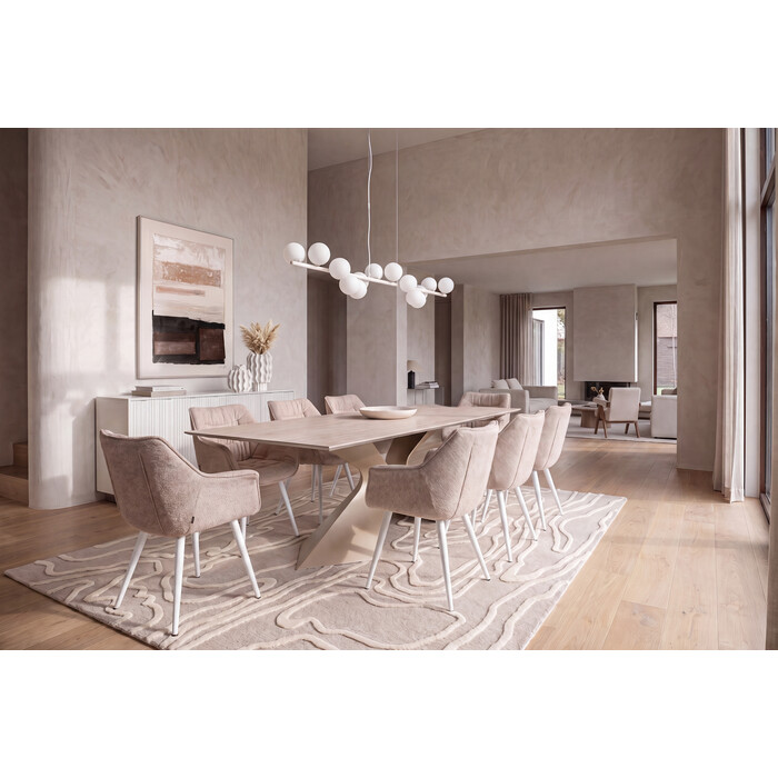 [71186] Table Gloria Travertin Macchiato 200x100cm - 2
