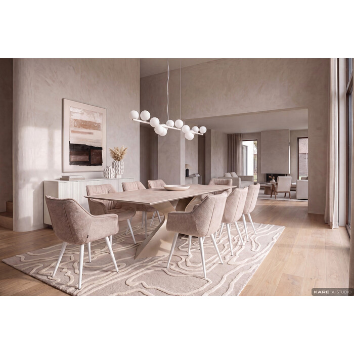 [71186] Table Gloria Travertin Macchiato 200x100cm - 2