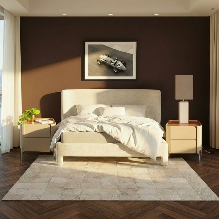 [71191] Cama Paul Beige 160x200cm - 2