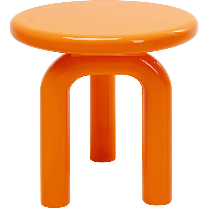 [71249] Side Table Eliano Orange Ø50cm
