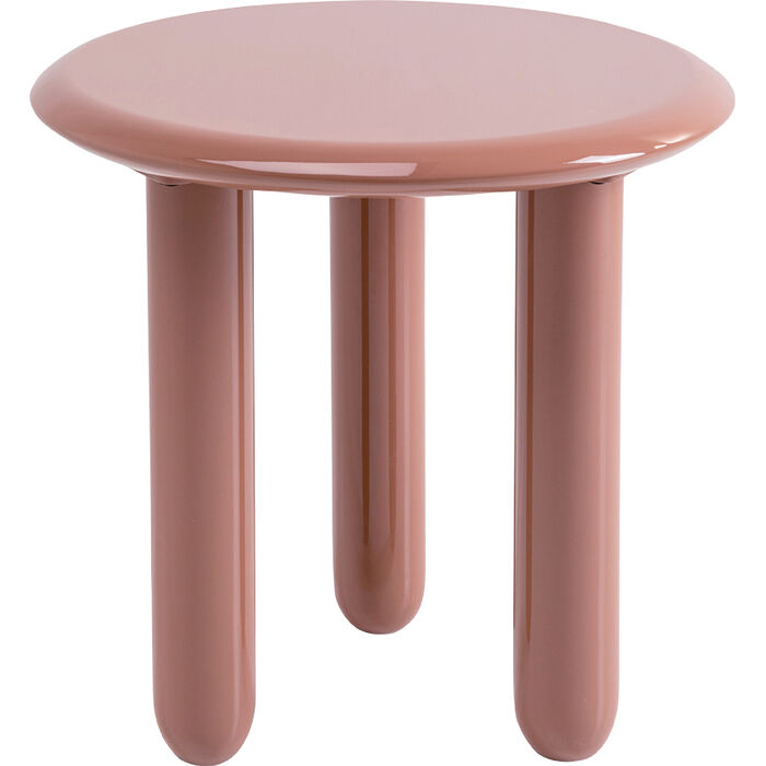 [71250] Side Table Eliano Mocha Brown Ø50cm