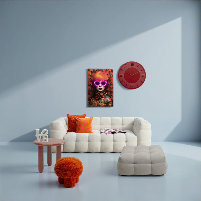 [71250] Side Table Eliano Mocha Brown Ø50cm - 1