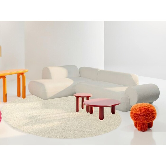 [71250] Side Table Eliano Mocha Brown Ø50cm - 2