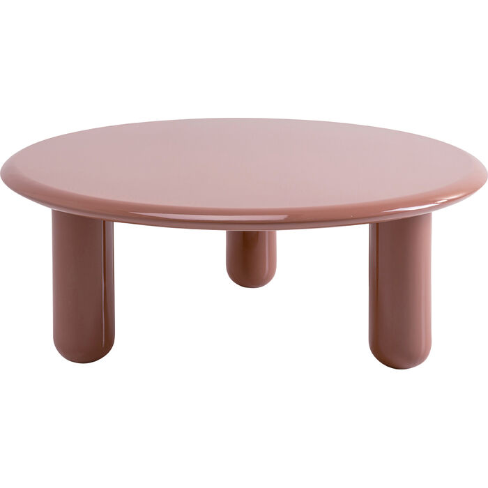 [71258] Table basse Eliano Mocha marron Ø90cm