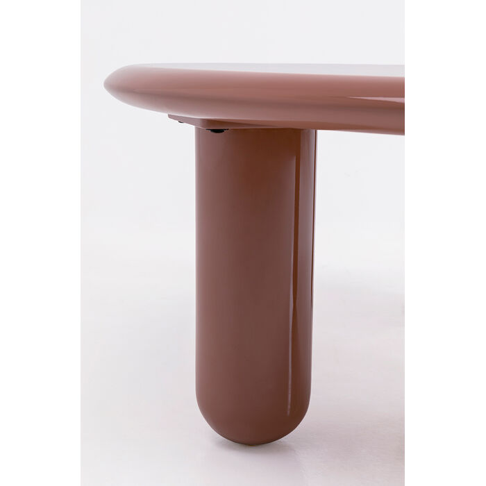 [71258] Table basse Eliano Mocha marron Ø90cm - 4