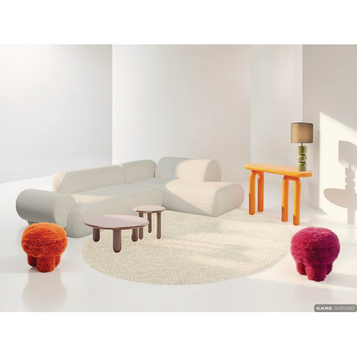 [71258] Coffee Table Eliano Mocha Brown Ø90cm - 2