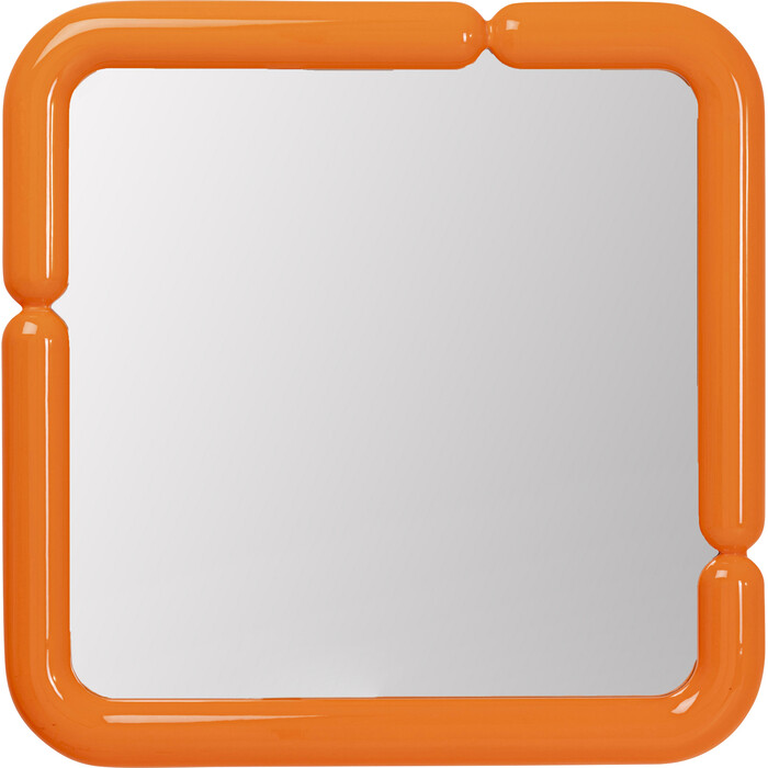 [71259] Wall Mirror Eliano Orange 90x90cm