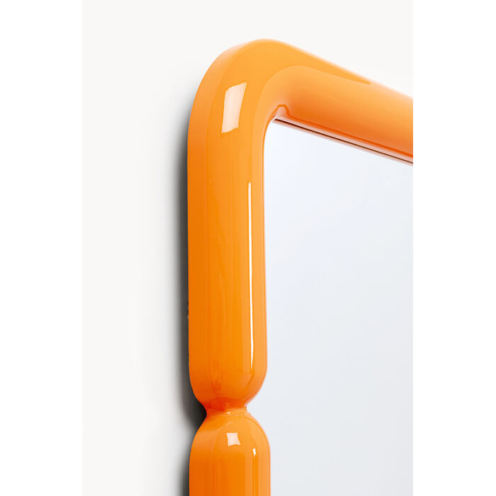 [71259] Wall Mirror Eliano Orange 90x90cm - 3