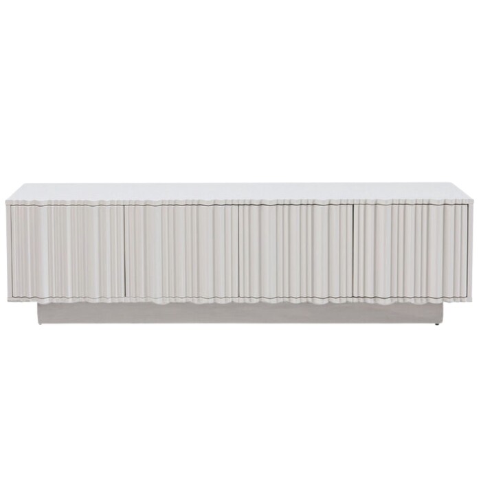 [71360] Buffet bas Stucco blanc 160x45cm