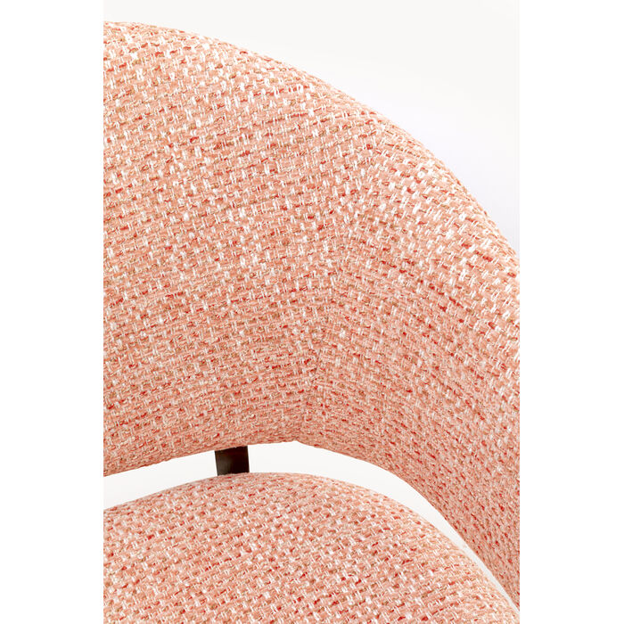 [71372] Chaise a. acc. August corail melange - 3