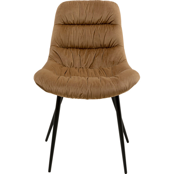 [71380] Chair South Side Velvet Brown