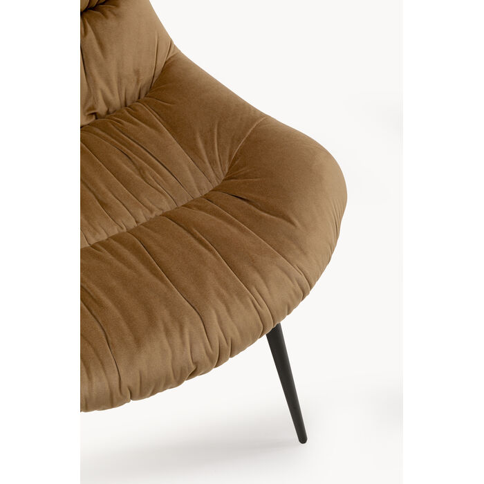 [71380] Chair South Side Velvet Brown - 4