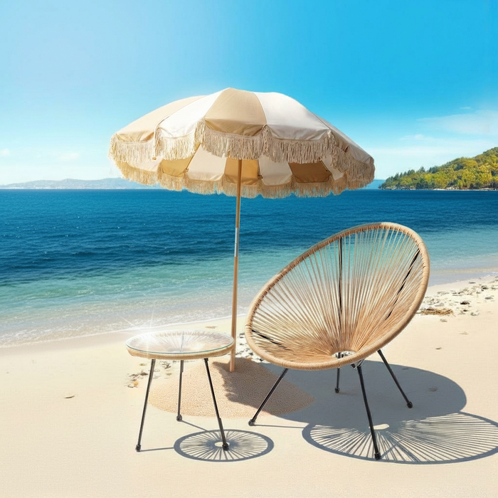 [71403] Sunshade Retro Stripes Ø220cm - 1