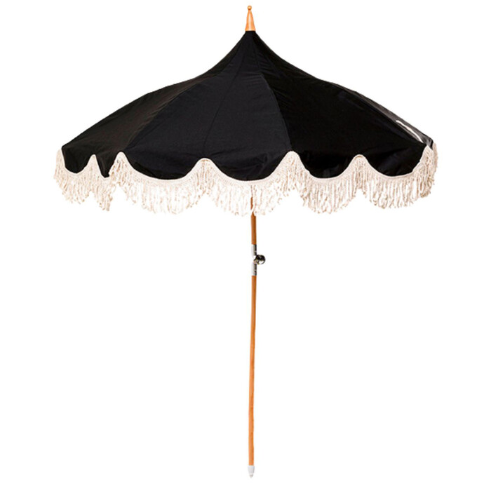 [71405] Sunshade Temple Black Ø200cm