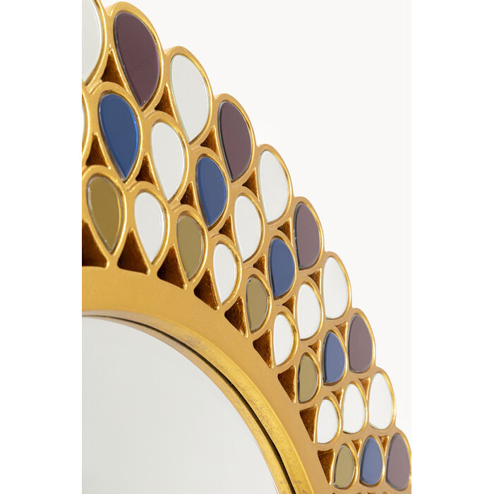 [71416] Wall Mirror Pavone Mosaico Ø101cm - 3