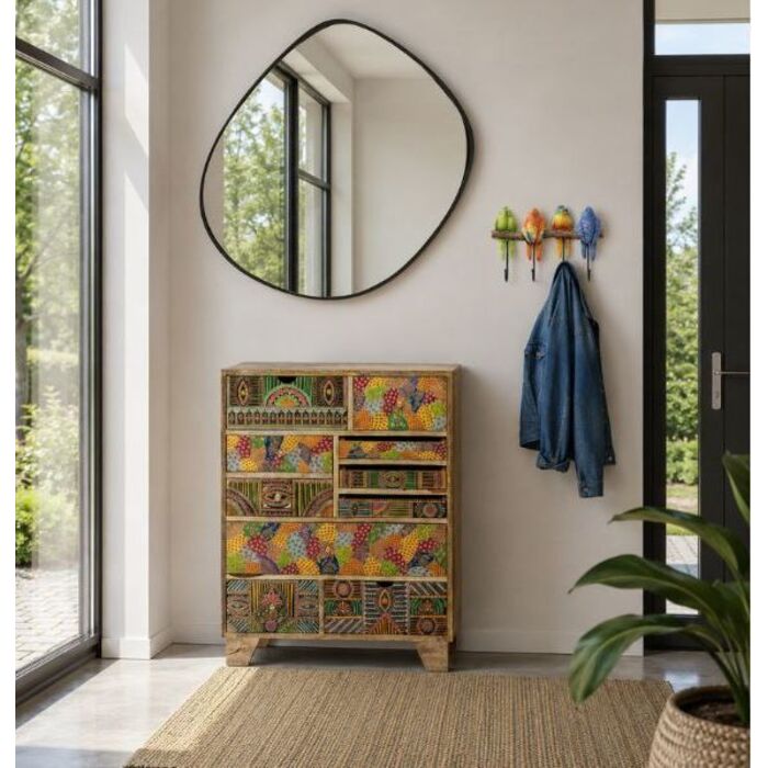 Coat Rack Parrots Love 31cm