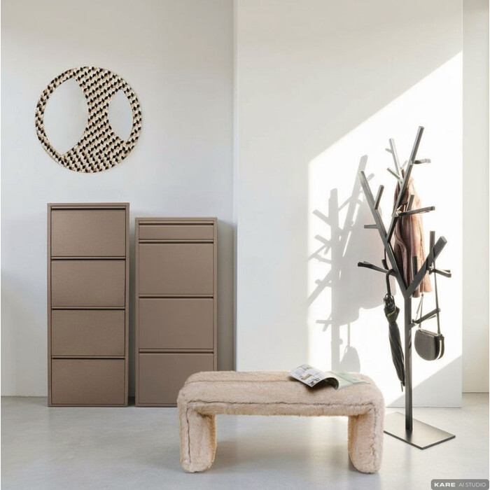 [71451] Shoe Container Caruso 3 Plus 1 Taupe - 1