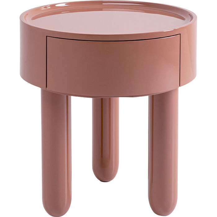 [71460] Table d'appoint Lolly Mocha Mousse 45x51cm
