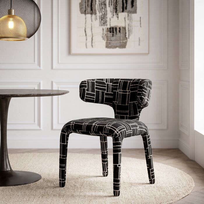 [71471] Chaise Tobi Trio noir - 1