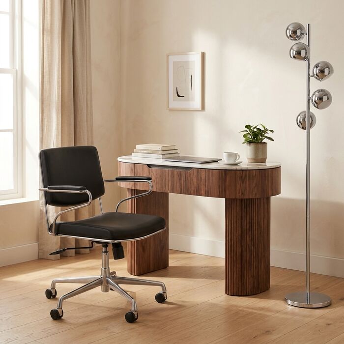 [71472] Chaise de bureau Dottore noir - 1