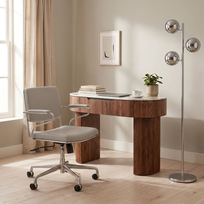 [71473] Office Chair Dottore Grey - 1