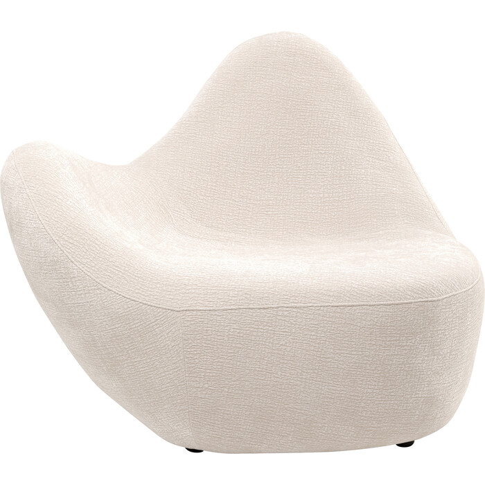 [71481] Fauteuil Glow Wave crème 116cm