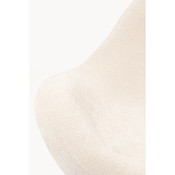[71481] Fauteuil Glow Wave crème 116cm - 4