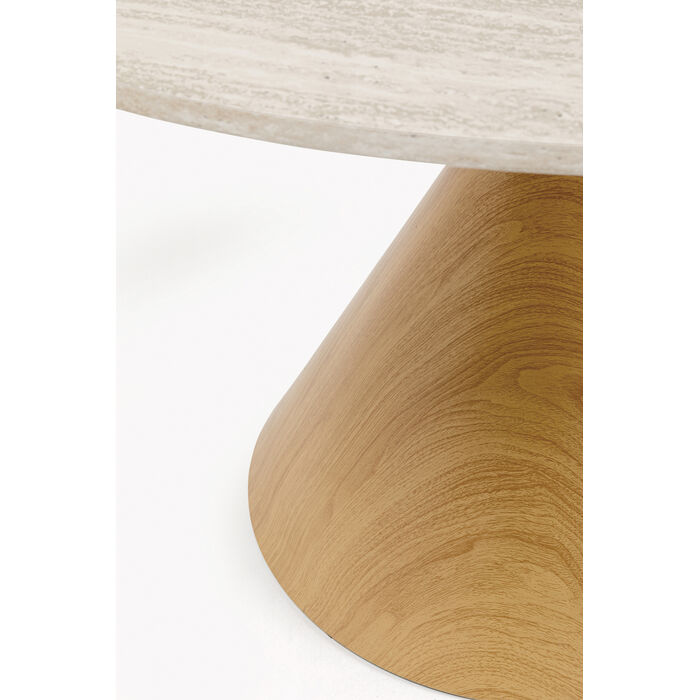 [71496] Table Cono Travertin Oak Ø120cm - 3