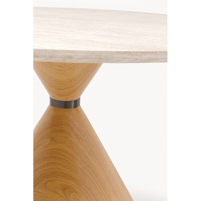 [71496] Table Cono Travertin Oak Ø120cm - 4