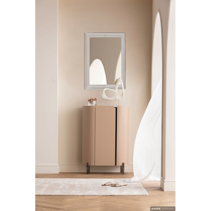 [71509] Wall Mirror Frame Eve Silver 70x100cm