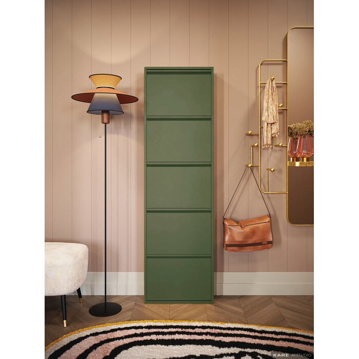 [71544] Shoe Container Paolo 5 Olive (MO) - 2