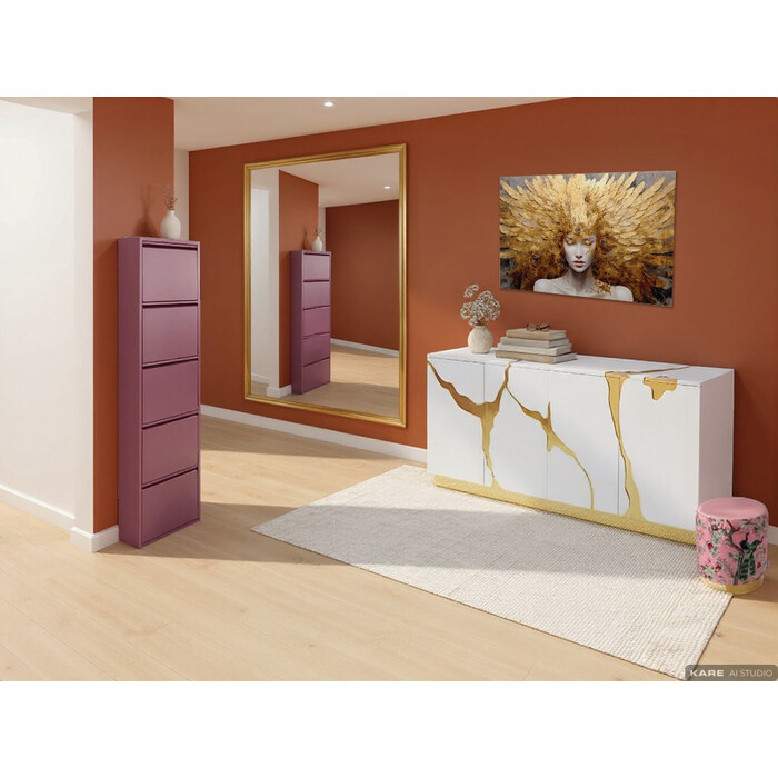 [71550] Shoe Container Caruso 5 Berry (MO) - 1