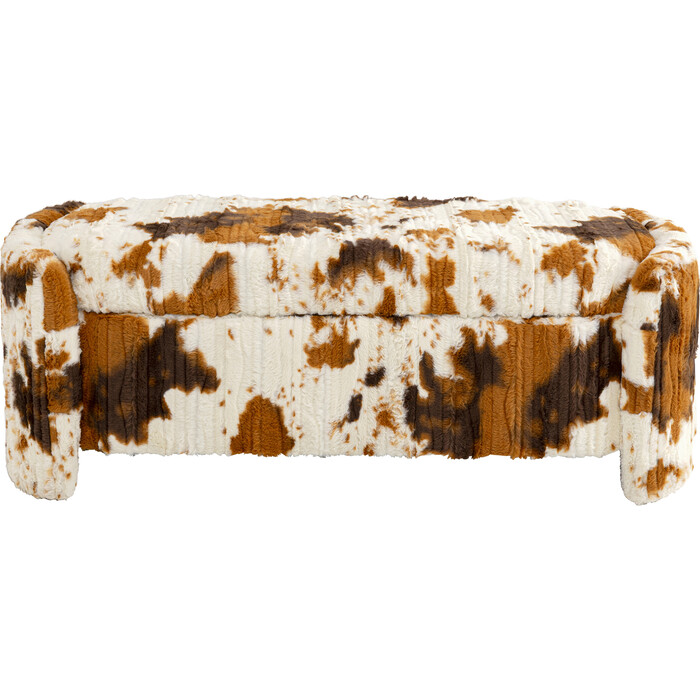 [71555] Storage Bench Cow 115cm