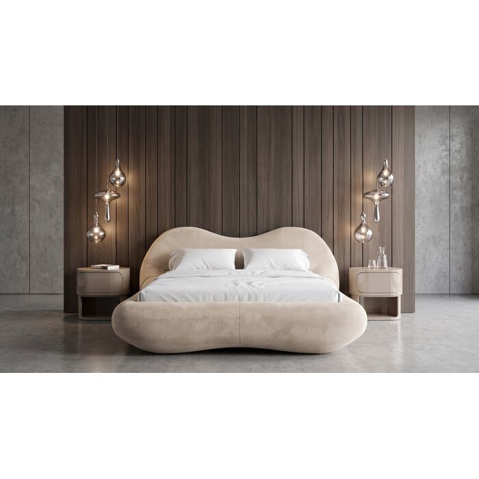 [71561] Bed Fluid Dreams Cream 180x200cm - 1