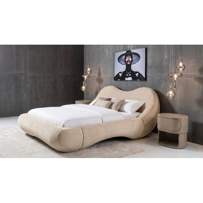 [71561] Bed Fluid Dreams Cream 180x200cm - 2