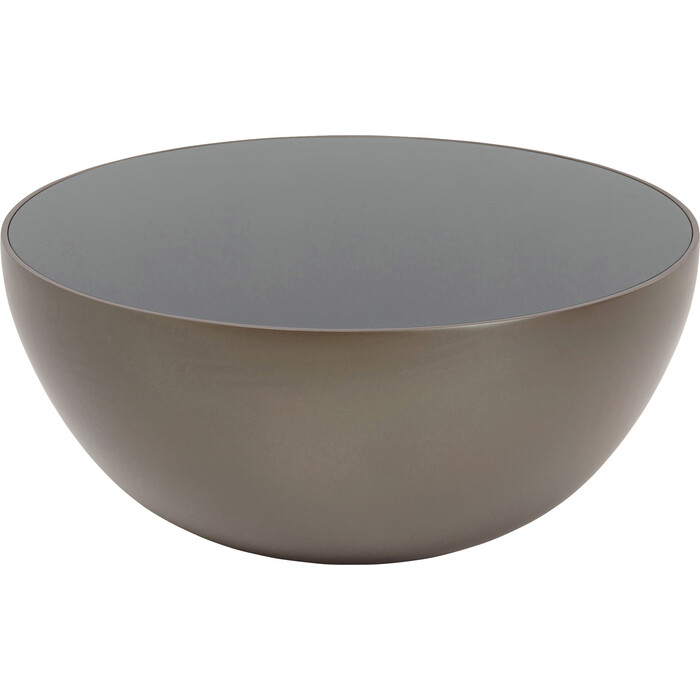 [71566] Coffee Table Lounge Brown Ø80cm