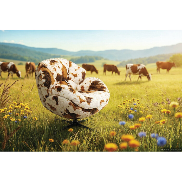 [71569] Kerusi Berputar Cutie Cow - 1