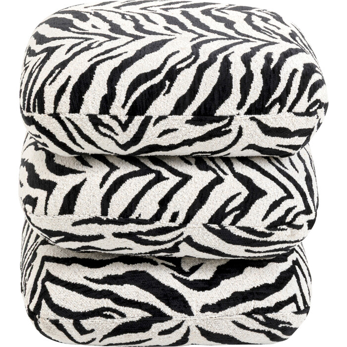 [71582] Bangku Pepino Tiger Hitam 45x45cm