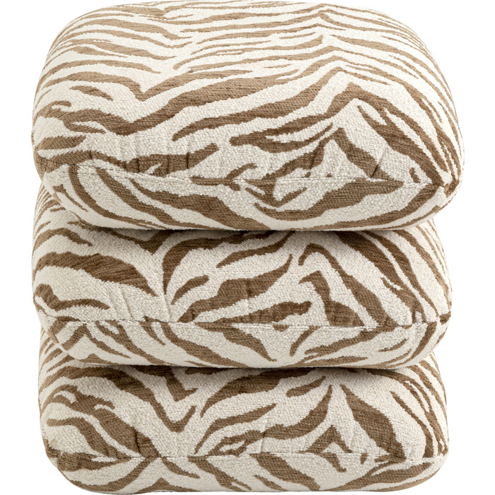[71584] Stool Pepino Tiger Brown 45x45cm