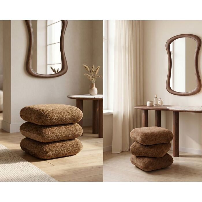 [71586] Stool Pepino Brown 45x45cm - 2